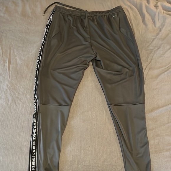 Grey Adidas Track Pants - Picture 2 of 2